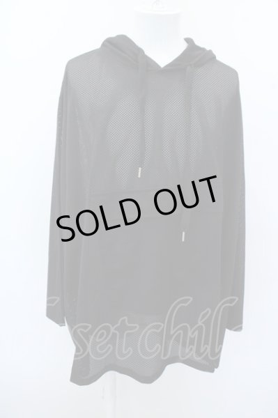 画像3: ALTER VENOMV パーカー.バックプリントメッシュドルマン /ブラック/ O-23-03-17-004-AL-to-YM-ZT398 (3)