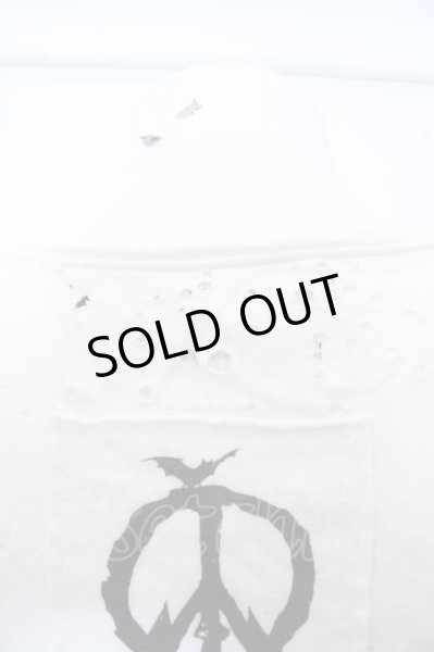 画像2: PROPA9ANDA Tシャツ.×MAD PSYCHO MARIAクラッシュ /ホワイト/44 O-23-03-17-046-PR-ts-YM-ZT067 (2)