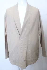 【WINTERセール】ZARA ジャケット.ノーカラーカノコテーラード /ベージュ/EU M O-23-03-17-075-ZA-ja-YM-ZT058
