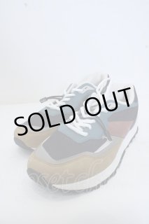 さらら ZARA シューズ.RHUIGIマルチカラースニーカー /シルバーxホワイト