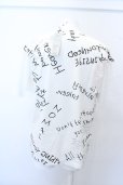 画像2: 【WINTERセール】FUGA Tシャツ.総柄 /ホワイト/44 O-23-03-17-009-FU-ts-YM-ZT226 (2)
