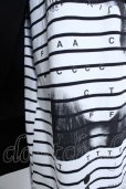 画像2: 【WINTERセール】A.F ARTEFACT トップス.Layered Over sized Top /ブラックｘホワイト/ O-23-03-22-054-A.-to-YM-ZT067 (2)