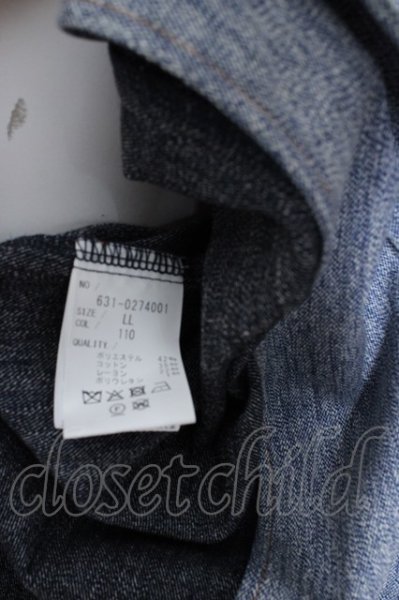 画像3: TORNADO MART シャツ.デニムライクツイルワイヤー /ブルー/LL O-23-03-22-087-TO-sh-YM-ZT052 (3)