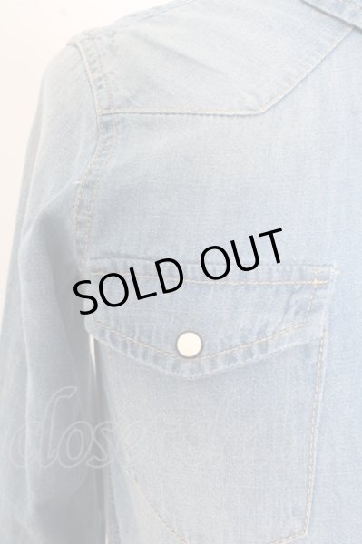 画像2: Roshell シャツ.デニムウエスタン /インディゴ/M O-23-03-22-088-Ro-sh-YM-ZT052 (2)