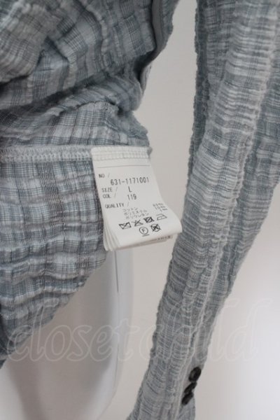 画像3: 【WINTERセール】TORNADO MART ジャケット.ライトニングクレープラッセル /サックス/L O-23-03-22-091-TO-ja-YM-ZT052