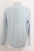 画像3: 【セール】ZARA シャツ.ボタンダウンデニム /ライトインディゴ/EU S O-23-03-22-092-ZA-sh-YM-ZT051 (3)