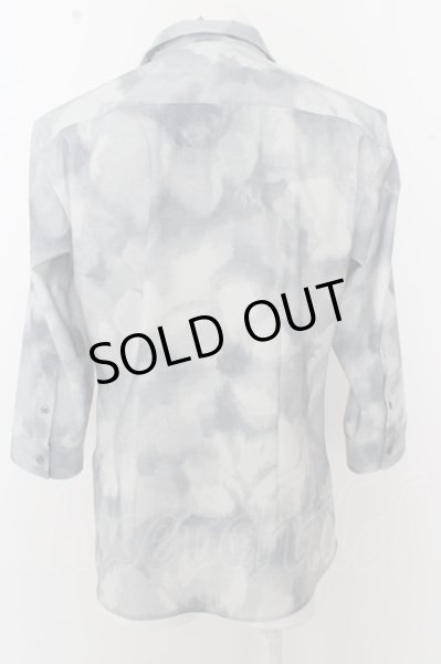 画像4: TORNADO MART シャツ.総柄七分袖 /グレー/LL O-23-03-22-093-TO-sh-YM-ZT051 (4)