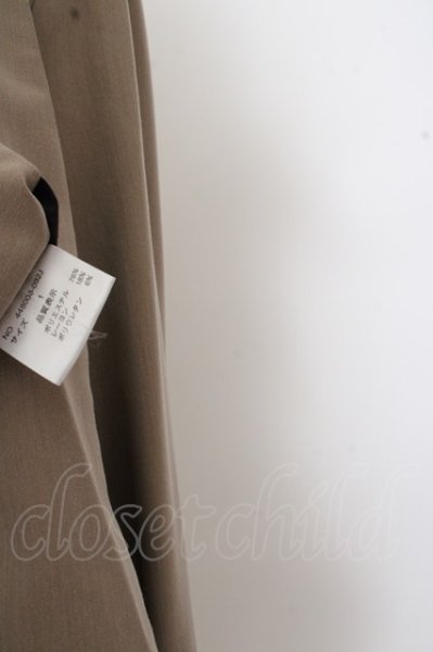 画像2: NO ID. BLACK ジャケット.ダブルブレストノッチドラペルハーフ /ベージュ/1 O-23-03-22-100-NO-ja-YM-ZT082 (2)