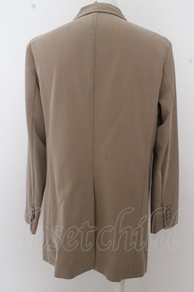 画像3: NO ID. BLACK ジャケット.ダブルブレストノッチドラペルハーフ /ベージュ/1 O-23-03-22-100-NO-ja-YM-ZT082 (3)
