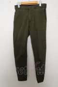 【WINTERセール】ZARA パンツ.ソフトデニムウォッシュドスキニー /カーキ/EU M O-23-03-22-124-ZA-pa-YM-ZT057