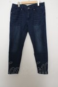 【セール】Roshell パンツ.ストレッチスキニーデニム /インディゴ/XL O-23-03-22-142-Ro-pa-YM-ZT056