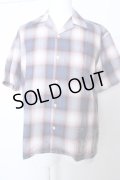 【SALE】GOSTAR DE FUGA シャツ.開襟チェック /レッド/46 O-23-03-22-003-GO-sh-IG-ZT056