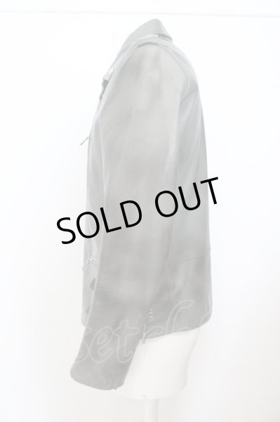 画像3: Moonage Devilment(清春) ジャケット.レザーダブルライダース /カーキ/48 O-23-03-27-028-Mo-ja-YM-ZT-M004 (3)