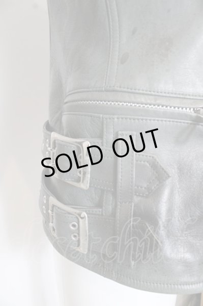 画像5: Moonage Devilment(清春) ジャケット.レザーダブルライダース /カーキ/48 O-23-03-27-028-Mo-ja-YM-ZT-M004 (5)