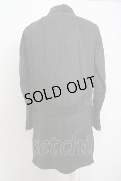 画像3: ATTACHMENT コート.リネンチノクロスワーク /ダークグレー/1 O-23-03-27-073-AT-ts-YM-ZT46 (3)