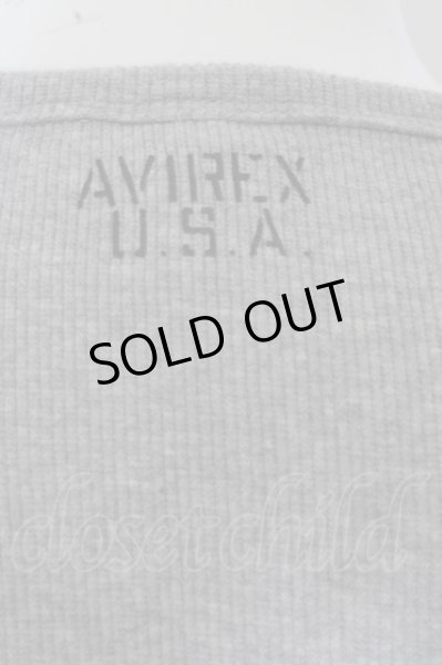 画像2: AVIREX Tシャツ.ロングテレコ /グレー/M O-23-03-27-077-CI-ts-YM-ZT060 (2)