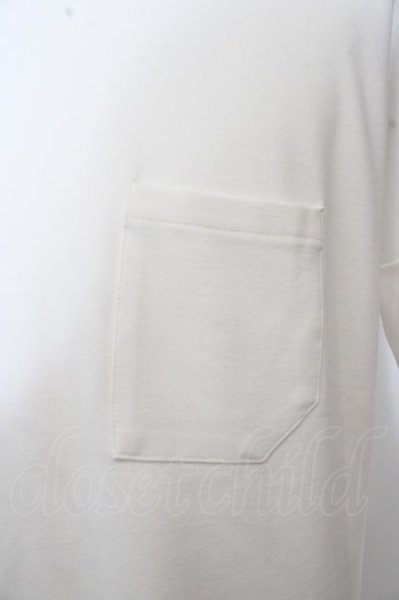 画像2: CAMBIO カットソー.スムースポケット /ホワイト/S O-23-03-27-087-CA-to-YM-ZT046 (2)