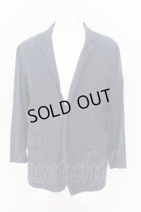 【SALE】NO ID. ジャケット.ショートラペルヘンプテーラード /ネイビー/3 O-23-04-01-006-NO-ja-YM-ZT438