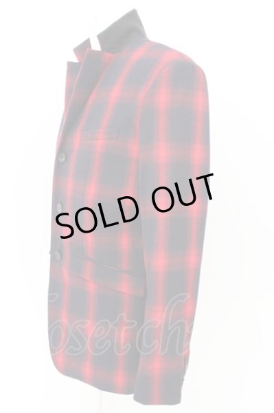 画像4: NO ID. BLACK ジャケット.TRオンブレーチェック3Bテーラード /レッド/3 O-23-04-01-013-NO-ja-YM-ZT152 (4)