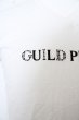 画像2: GUILD PRIME Tシャツ.ロゴVネック /ホワイト/1 O-23-04-06-013-GU-to-YM-ZT434 (2)