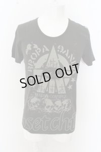 【SALE】PROPA9ANDA Tシャツ.LOGO PRINT /チャコール/M O-23-04-08-004-PR-ts-YM-ZT436