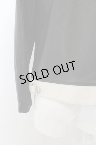 画像6: ASSEMBLE ジャケット.AFN4202-1 シングルライダース /ブラックｘホワイト/M O-23-04-08-011-AS-ja-YM-ZT-ML004 (6)