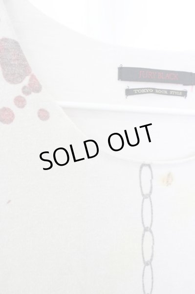 画像3: JURY BLACK Tシャツ.Blood Bird Cage T-23-04-12-018-JU-ts-YM-ZT415 (3)