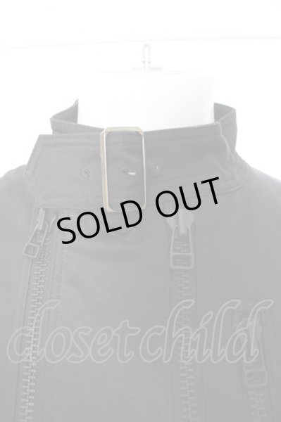 画像2: s'exprimer ジャケット.× ANCHORコラボ ライダース /ブラック/44 O-23-04-13-002-s'-ts-YM-ZT032 (2)