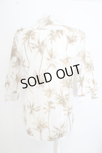 画像4: GOSTAR DE FUGA シャツ.七分袖花柄 /イエロー/46 O-23-04-15-029-GO-sh-YM-ZT103 (4)