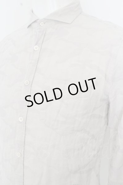 画像2: GOSTAR DE FUGA シャツ.カモフラジャガード /グレー/44 O-23-04-15-031-GO-sh-YM-ZT103 (2)