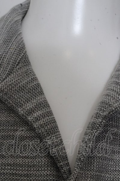 画像2: FUGA ジャケット.イタリアンカラー六分袖テーラード /グレー/44 O-23-04-15-036-FU-ja-YM-ZT103 (2)