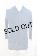 【SALE】NO ID. パーカー.ストレッチデニム七分袖 /インディゴ/2 O-23-04-15-006-NO-to-YM-ZT103