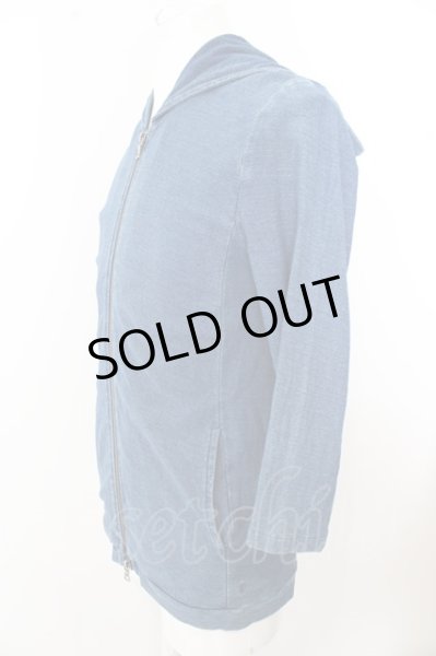 画像2: NO ID. パーカー.ストレッチデニム七分袖 /インディゴ/2 O-23-04-15-006-NO-to-YM-ZT103 (2)