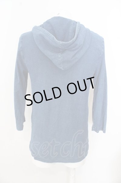 画像4: NO ID. パーカー.ストレッチデニム七分袖 /インディゴ/2 O-23-04-15-006-NO-to-YM-ZT103 (4)