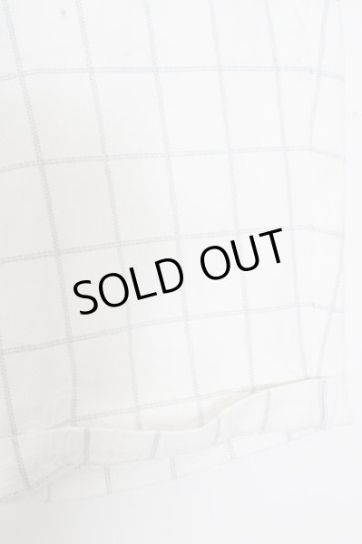 画像3: GOSTAR DE FUGA パンツ.ウインドペンチェックスラックスショーツ /ホワイト/44 O-23-04-15-095-GO-pa-YM-ZT32 (3)