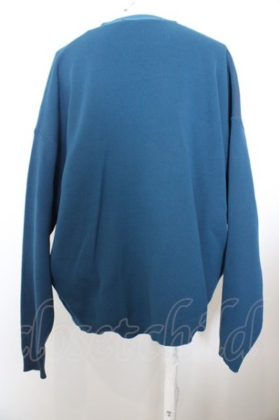 画像3: NO ID. カーディガン.チェンジングV/N /ブルーグリーン/ONE O-23-04-17-006-NO-to-YM-ZT104 (3)