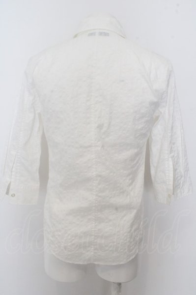 画像5: TORNADO MART シャツ.ムラエンボスドビーサッカー /ホワイト/M O-23-04-21-033-TO-sh-YM-ZT215 (5)