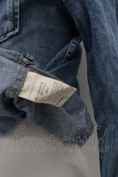 画像2: GOSTAR DE FUGA シャツ.デニムウエスタン'18SS /ブルー/46 O-23-04-21-040-GO-sh-YM-ZT237 (2)