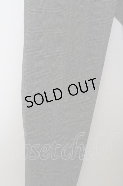 画像2: GOSTAR DE FUGA Tシャツ.TRチェックアンクルスラックス'18AW /グレー/42 O-23-04-21-056-GO-ts-YM-ZT238 (2)