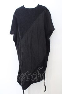 【SALE】A.F ARTEFACT ワンピース.FEMME GATHER OVERSIZED ONEPIECE /ブラック/1 O-23-04-24-020-A.-to-YM-ZT69