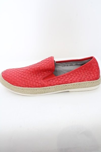 画像2: GOSTAR DE FUGA シューズ.編み込みエスパドルイユ /レッド/26-26.5cm O-23-04-25-044-GO-sho-YM-ZT-S005 (2)