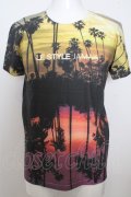 【WINTERセール】GOSTAR DE FUGA Tシャツ.Prova 全面フォトプリント /パターン/46 O-23-04-25-014-GO-ts-YM-ZT099