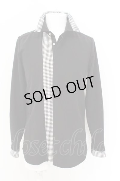 画像3: NO ID. シャツ.フライフロント切替レギュラーカラー /ホワイトｘブラック/1 O-23-04-30-041-NO-sh-YM-ZT083 (3)