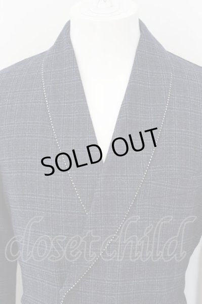 画像2: NO ID. コート.ショールカラーガウン /ネイビー/1 O-23-04-30-056-NO-ou-YM-ZT084 (2)