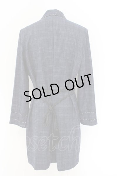 画像5: NO ID. コート.ショールカラーガウン /ネイビー/1 O-23-04-30-056-NO-ou-YM-ZT084 (5)