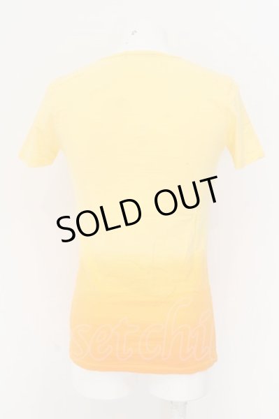 画像3: GOSTAR DE FUGA Tシャツ.グラデーションVネック /イエロー/44 O-23-04-30-078-GO-ts-YM-ZT146 (3)