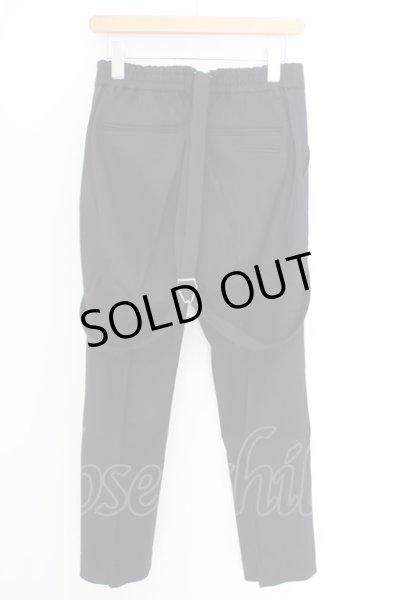 画像3: NO ID. パンツ.スタプレツイルストレッチストレートトラウザーズ /ブラック/1 O-23-04-30-088-NO-pa-YM-ZT99 (3)