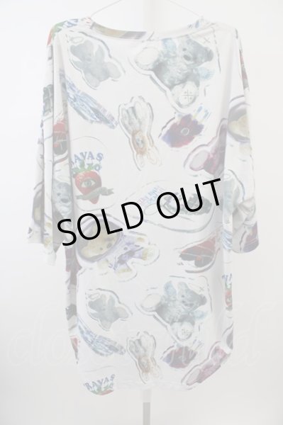 画像2: TRAVAS TOKYO Tシャツ.Acrylic art round hem BIG T-23-05-09-020-TR-ts-YM-ZT161 (2)