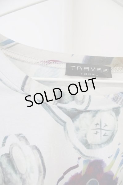 画像3: TRAVAS TOKYO Tシャツ.Acrylic art round hem BIG T-23-05-09-020-TR-ts-YM-ZT161 (3)