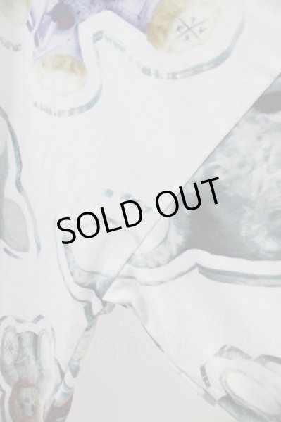 画像5: TRAVAS TOKYO Tシャツ.Acrylic art round hem BIG T-23-05-09-020-TR-ts-YM-ZT161 (5)